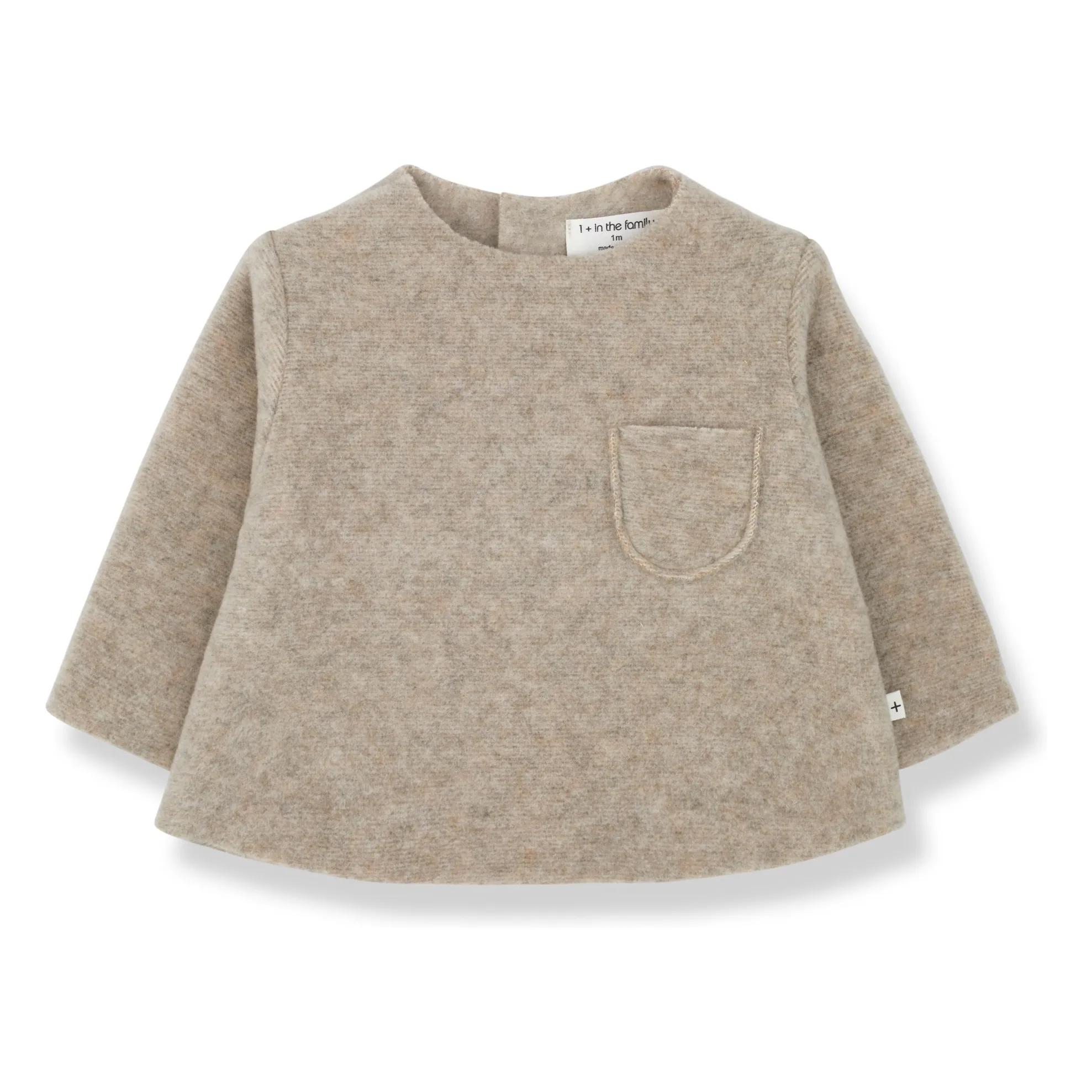 1+ In The Family Beige Alex Bamboo Sweater