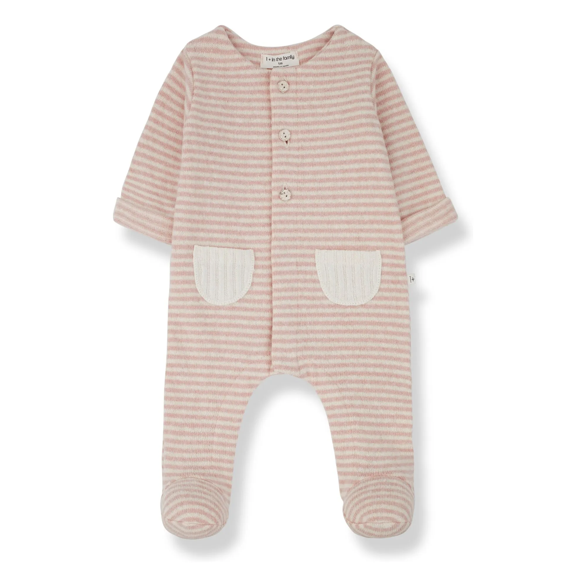 1+ In The Family Pale Pink Adria Polar Pyjamas