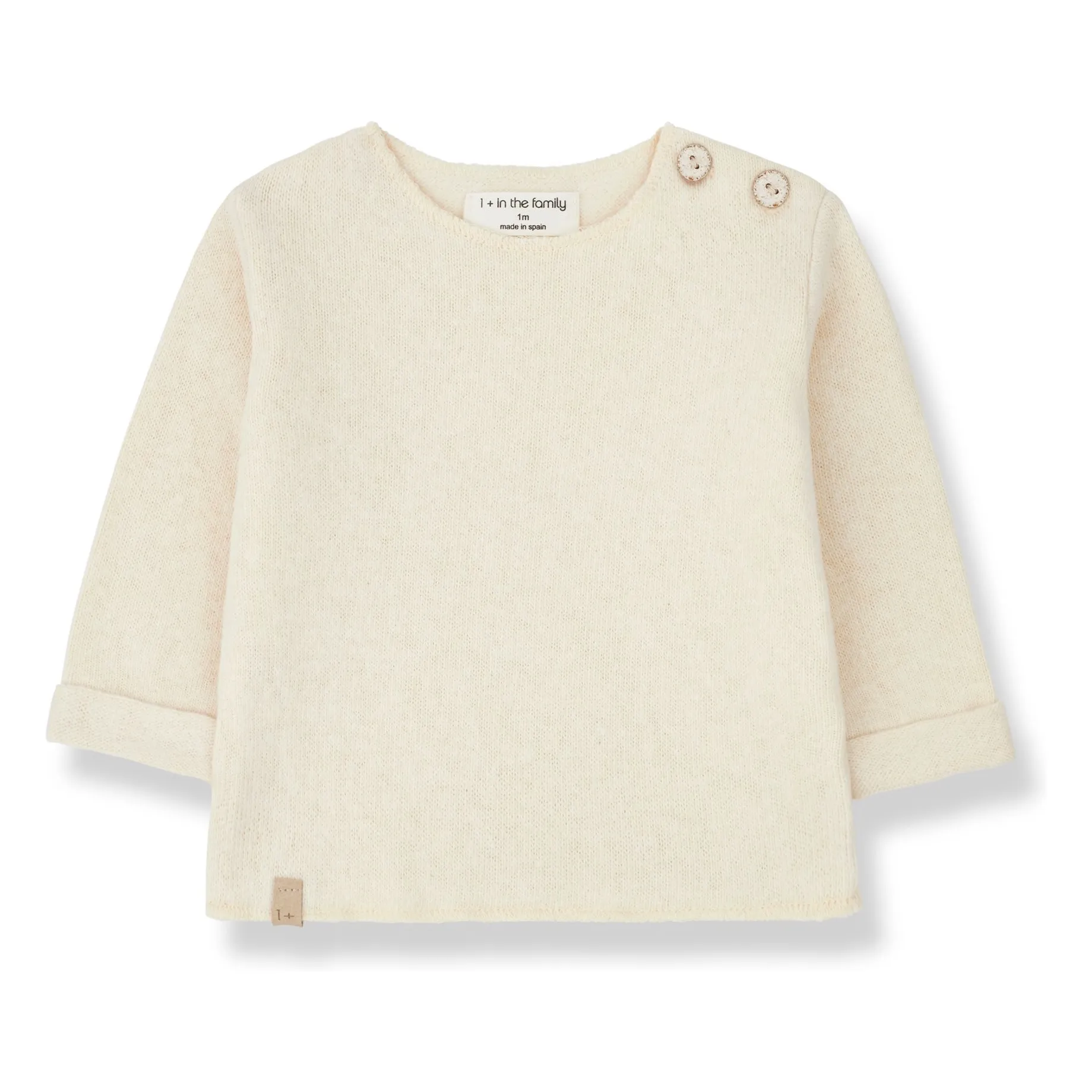 1+ In The Family Ecru Chapin Polar Sweater