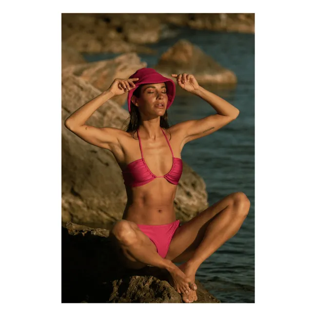 Triangle Inversé Swimsuit Top | Pink