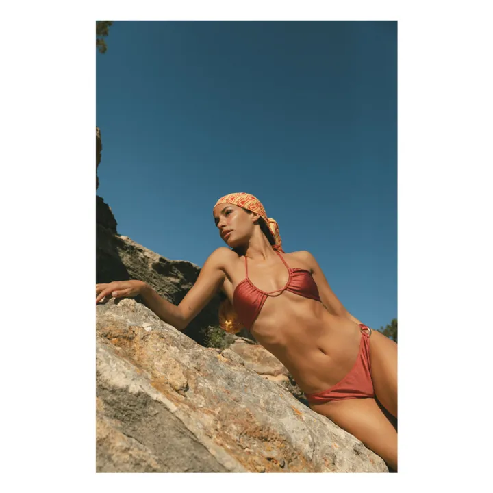 Bas de Maillot de Bain à Anneau | Vieux Rose- Image produit n°1