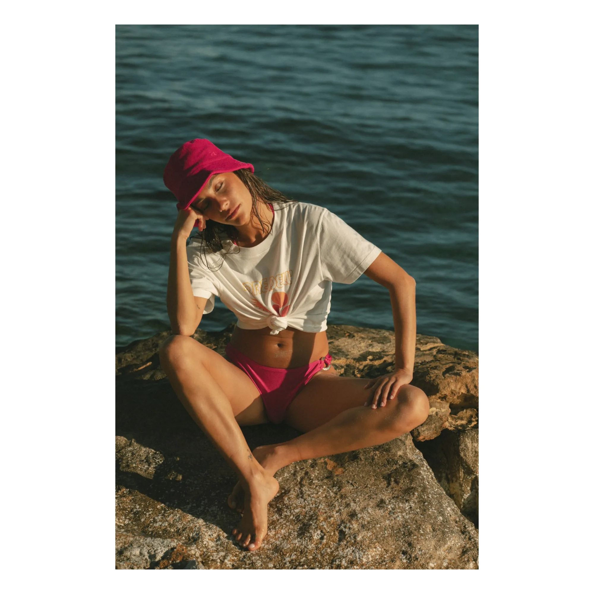 Alma Deia Fuchsia Organic Cotton Sponge Bob