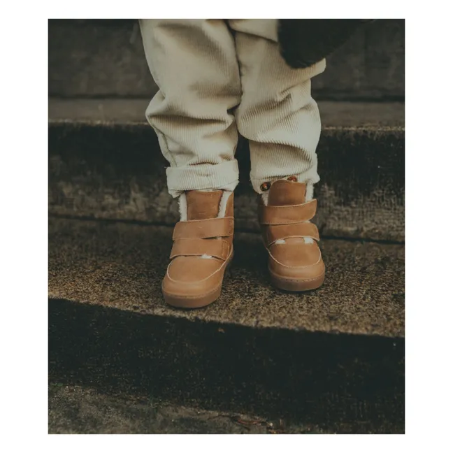 Sneaker mit Klettverschluss Clenn | Braun