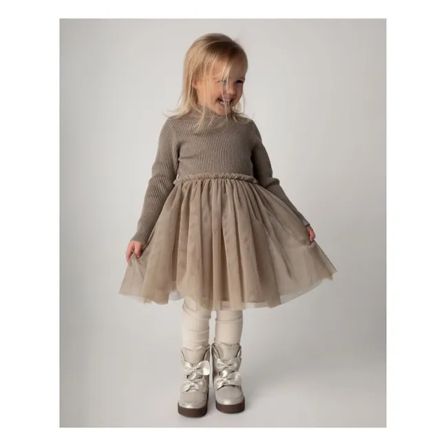 Kleid Lotus | Maulwurfsfarben