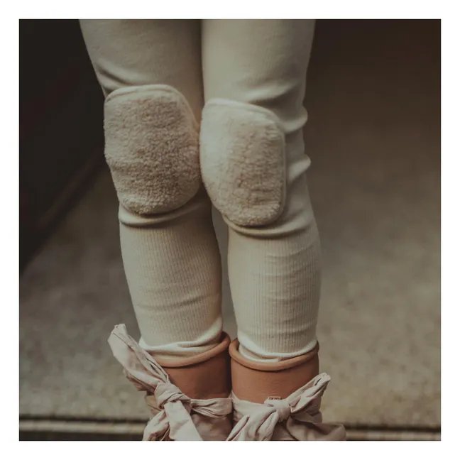 Legging Keenne gerippt | Beige rosé