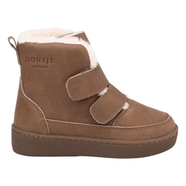 Sneaker mit Klettverschluss Clenn | Braun