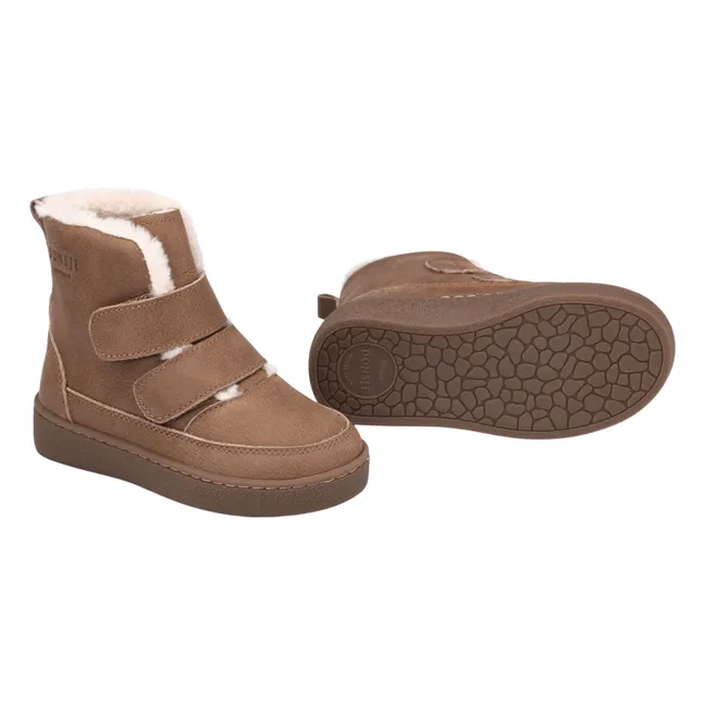 Sneaker mit Klettverschluss Clenn | Braun