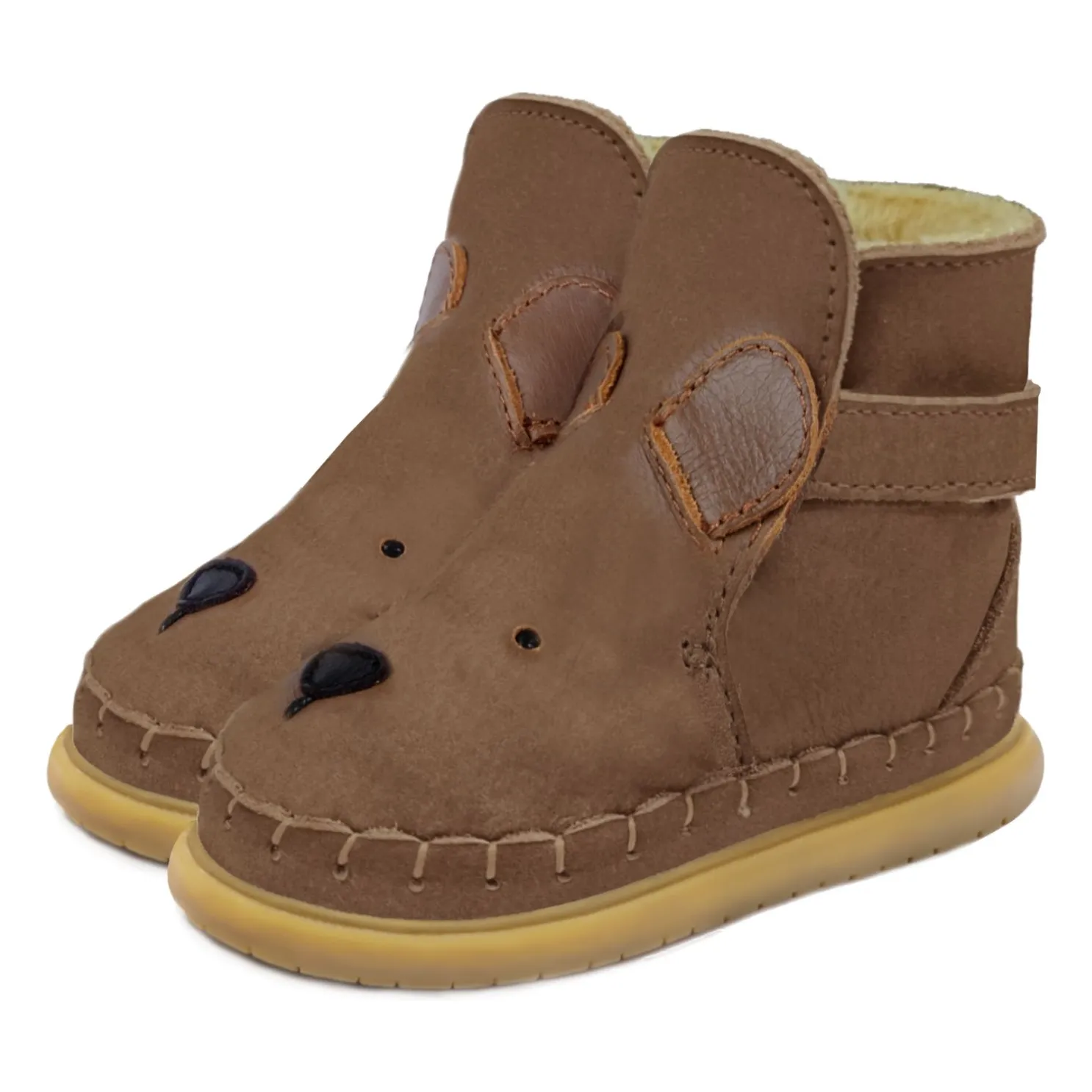 Donsje Brown Boots Fourrées Classic Dubu Ours