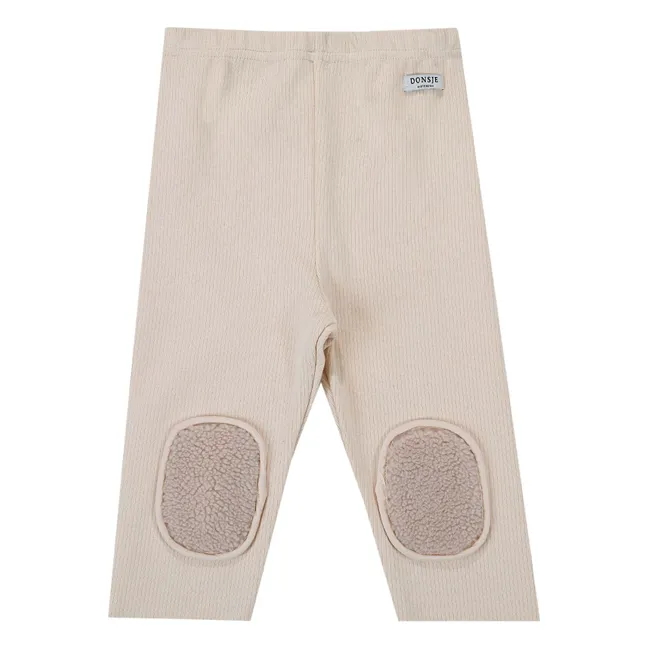 Legging Keenne gerippt | Beige rosé
