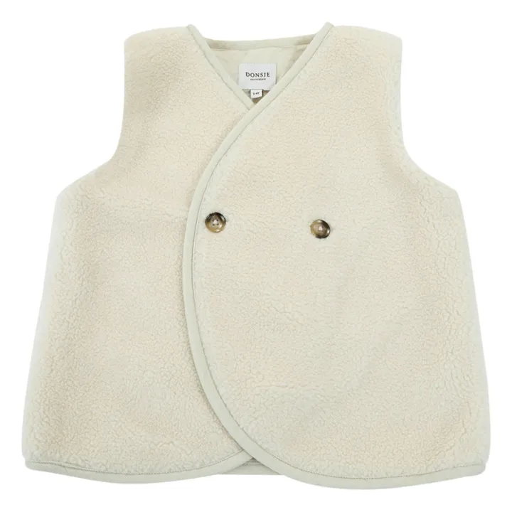 Monty Sleeveless Vest | Cream- Product image n°0