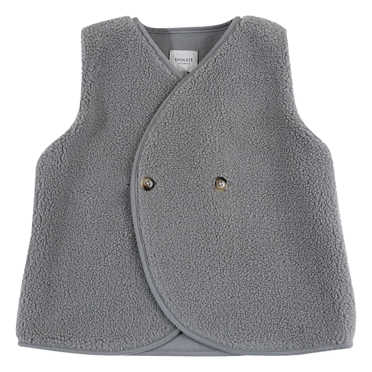 Donsje Dove Gray Monty Sleeveless Vest