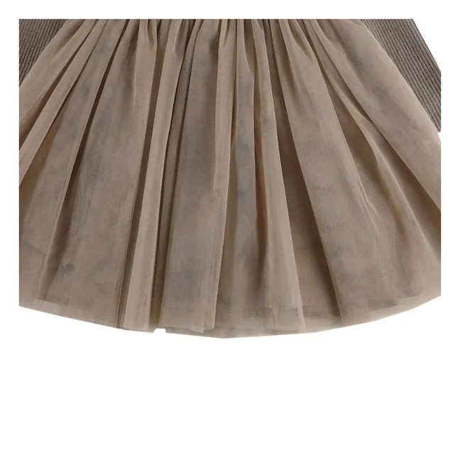 Kleid Lotus | Maulwurfsfarben