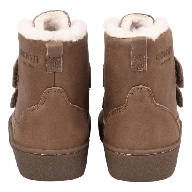 Sneaker mit Klettverschluss Clenn | Braun