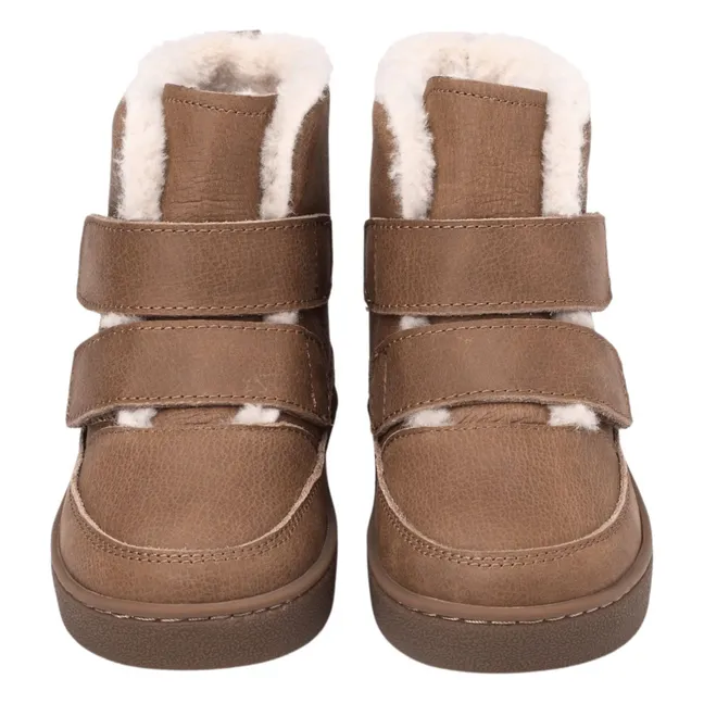 Sneaker mit Klettverschluss Clenn | Braun