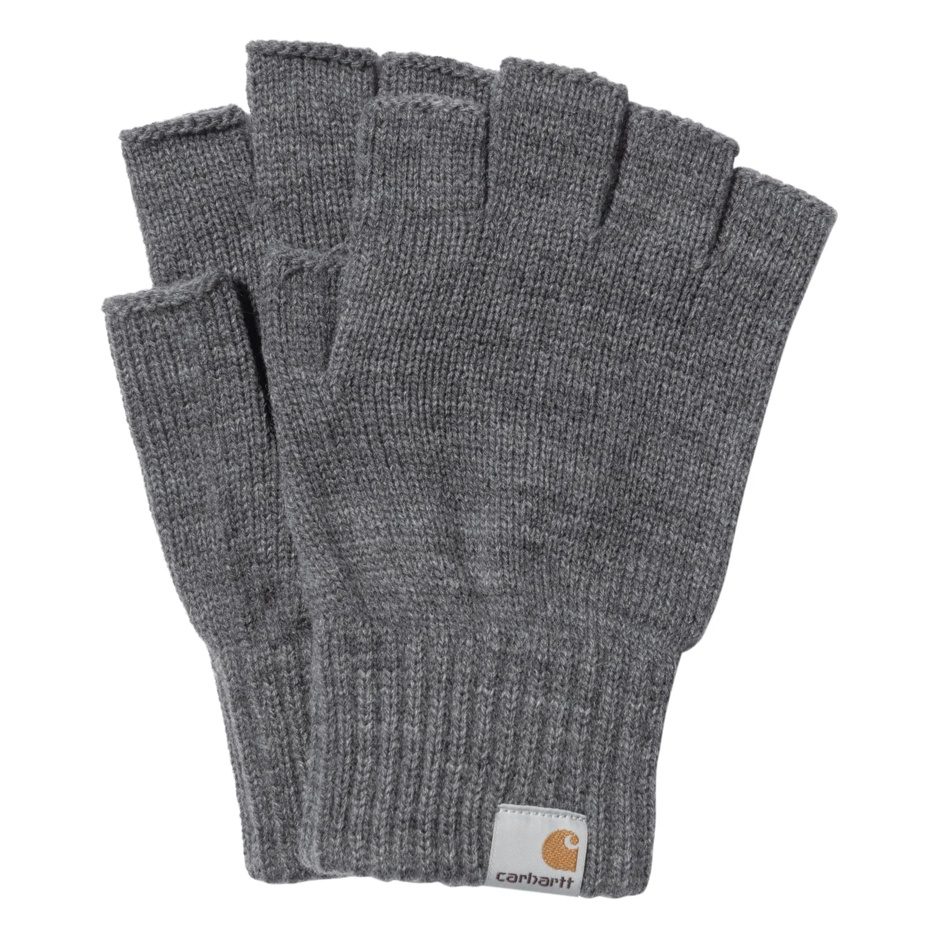 Carhartt Wip Heather Grey Logo Mittens