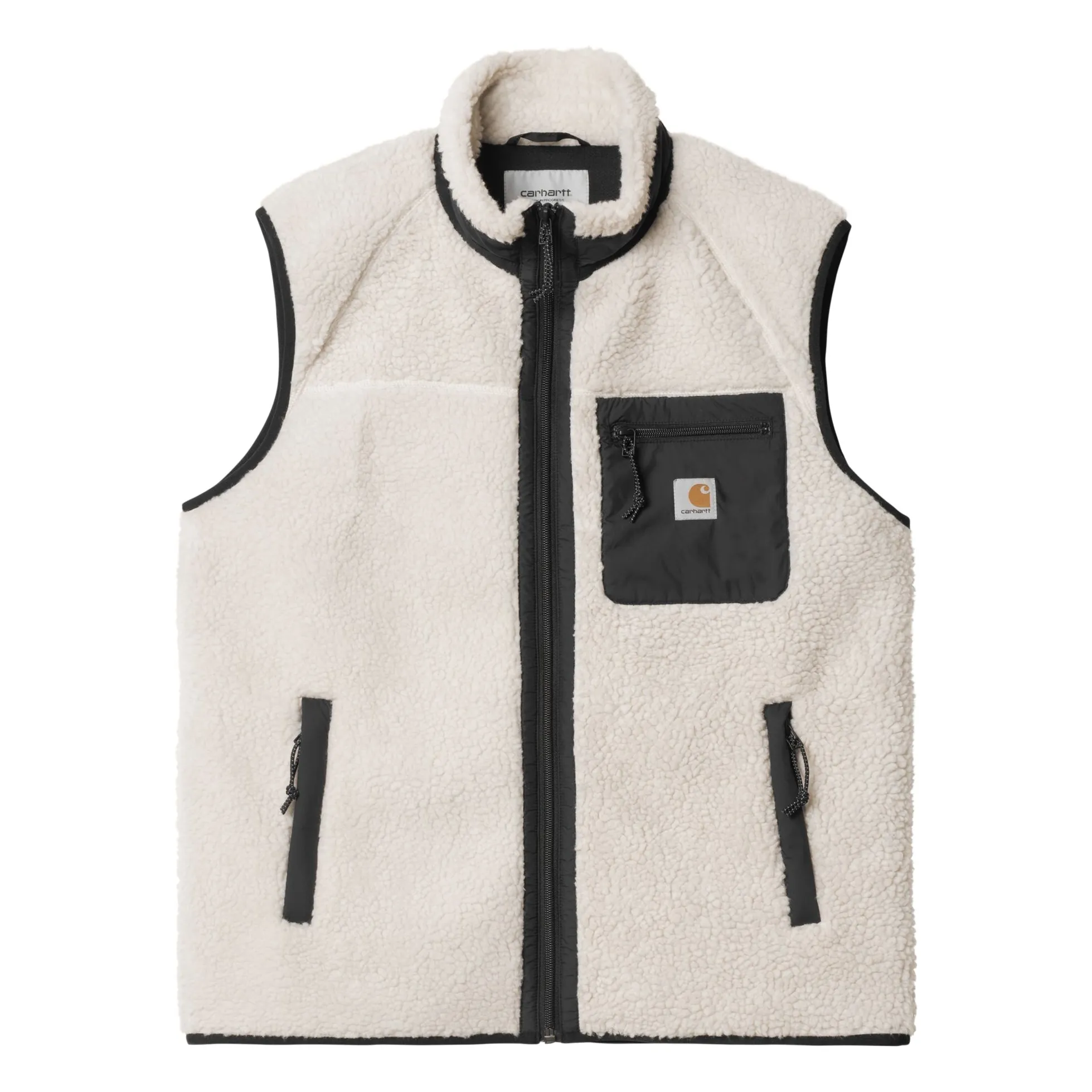 Carhartt WIP Polaire Sans Manches Zippée Prentis Ecru Smallable