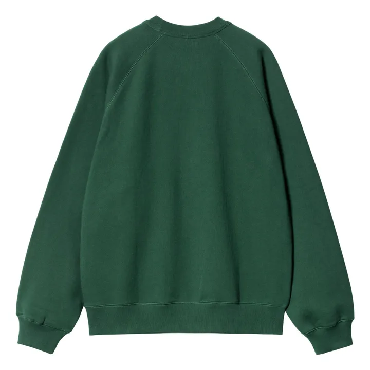Sweatshirt Lazy Duck Academy | Waldgrün- Produktbild Nr. 1