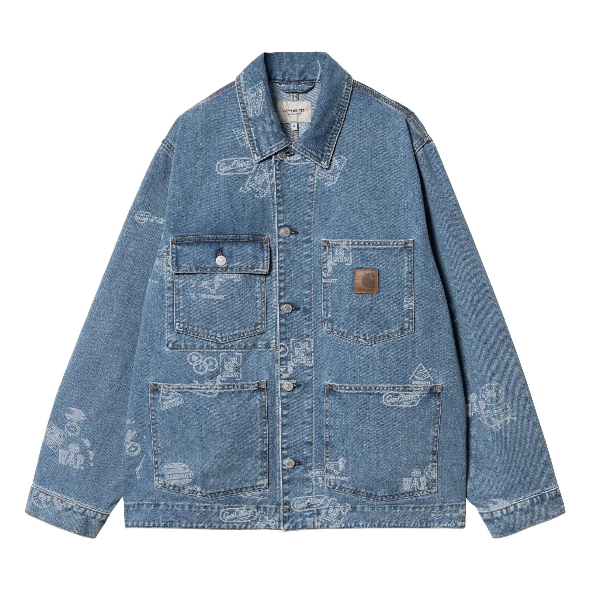 Carhartt Wip Denim Stamp Organic Cotton Jacket