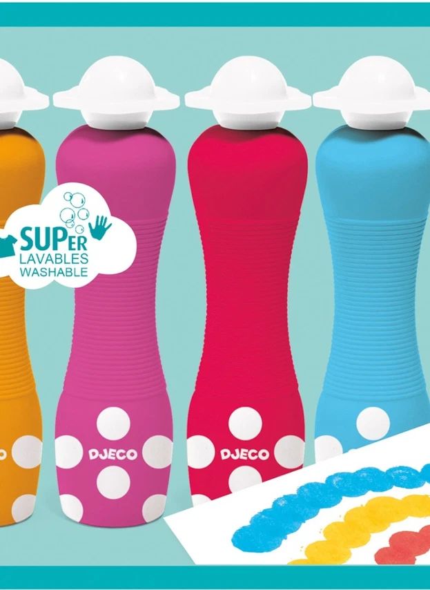 Marqueurs mousse pour les petits - Set de 6