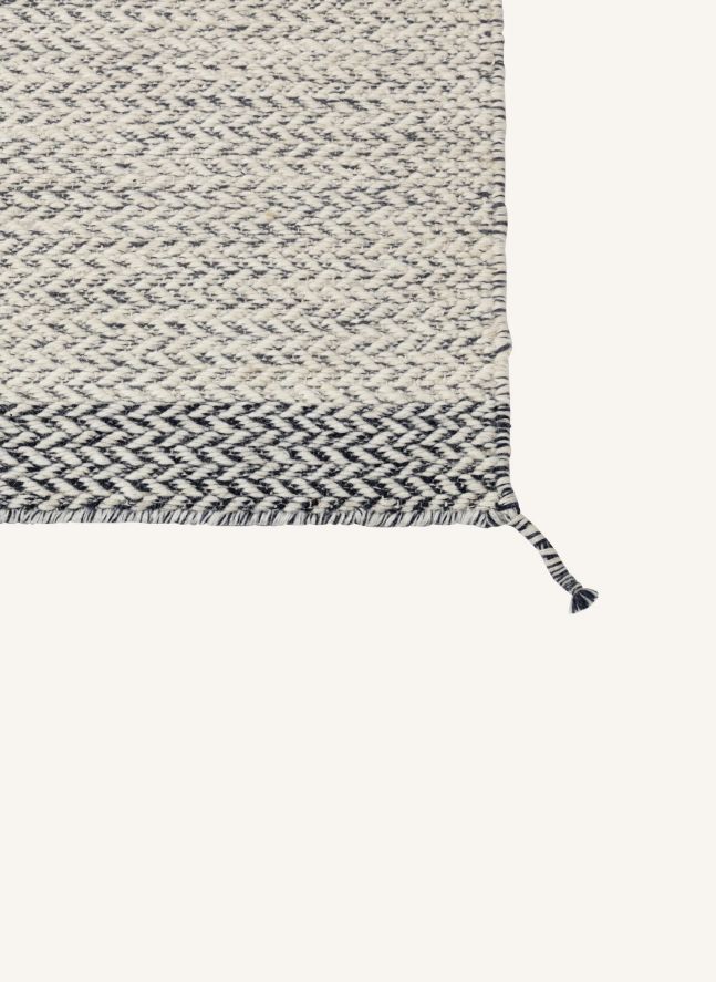 Tapis en laine Ply | Ivoire