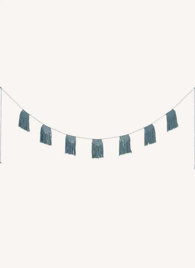 Guirlanda Macramé | Ice Blue S032