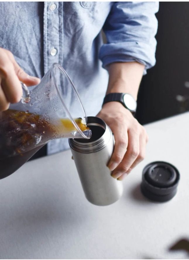 Travel Thermos Flask | White