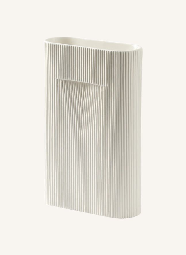 Vase Ridge | Crème