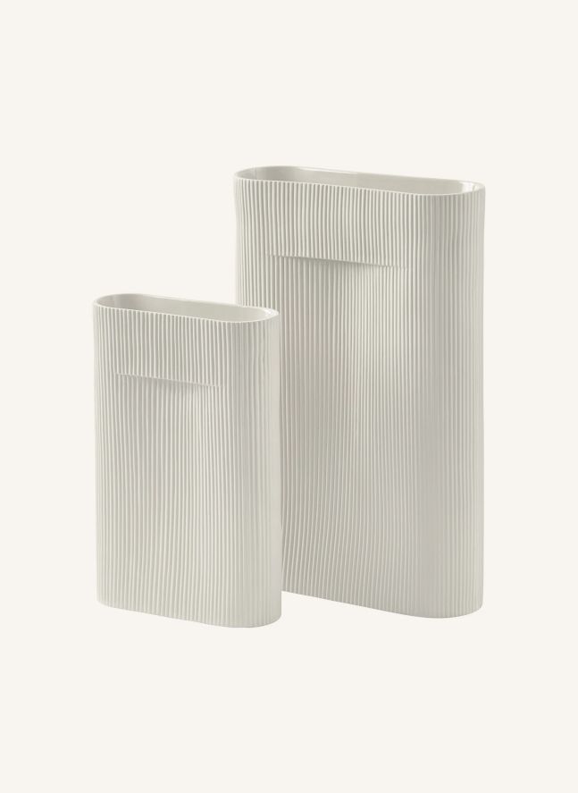 Vase Ridge | Crème