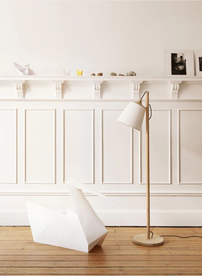 Lampadaire Pull | Blanc