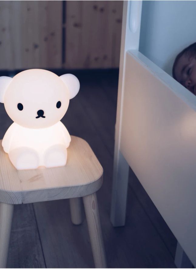 Veilleuse Boris en silicone souple | Blanc