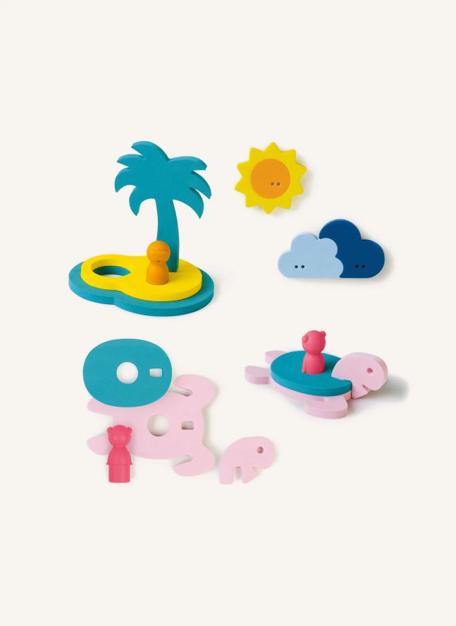 Puzzle de bain 3D  l'Ile au trésor - 12 pièces