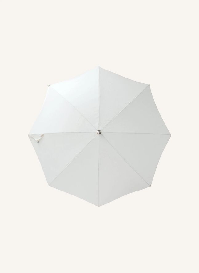 Parasol frangé Premium | Blanc