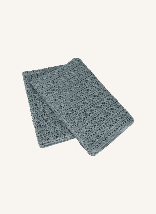 Manta Tara de crochet | Ice Blue S032