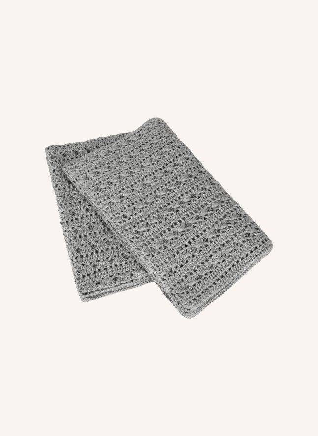 Manta Tara de crochet | Silver Grey S019