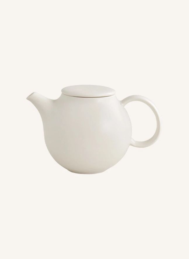Pebble Porcelain Teapot - 500ml | White