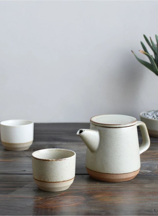 Porcelain Teapot - 500ml | Beige