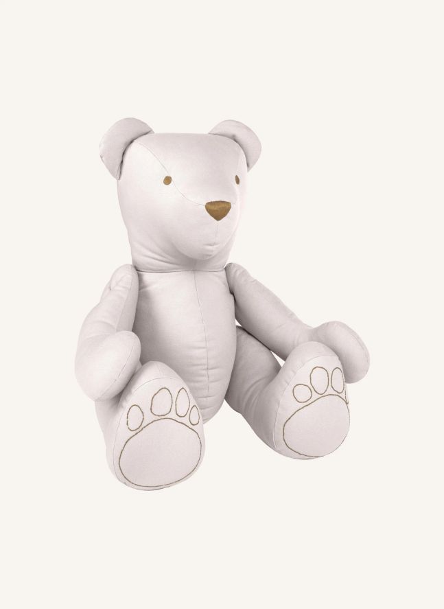 Oso Peluche en canvas de Algodón bio | Powder S018
