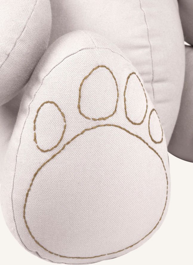 Oso Peluche en canvas de Algodón bio | Powder S018