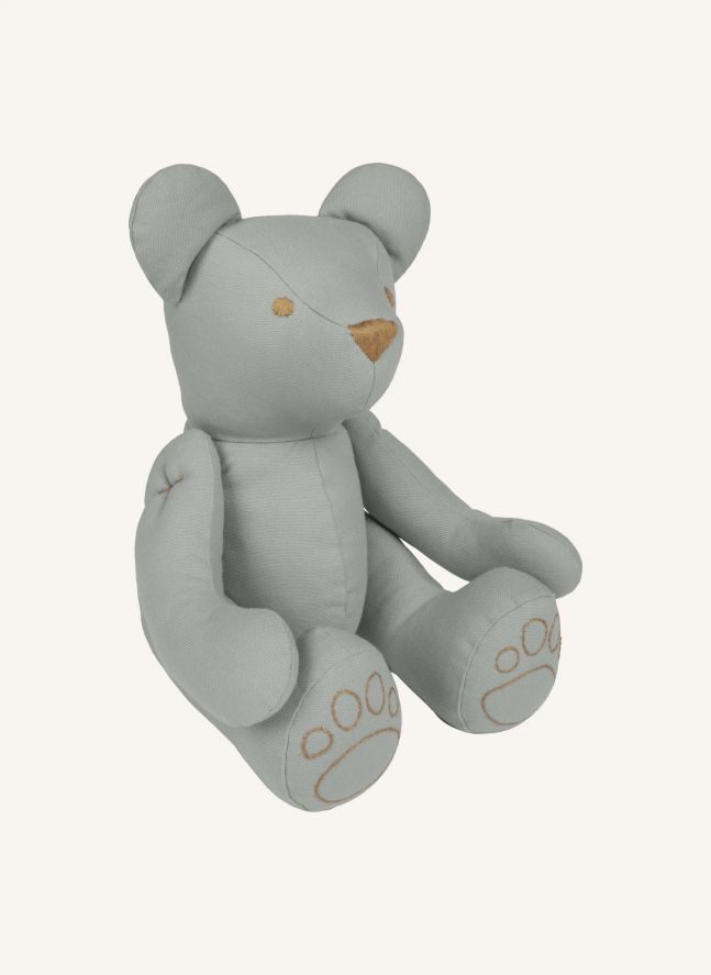 Oso Peluche en canvas de Algodón bio | Silver Grey S019
