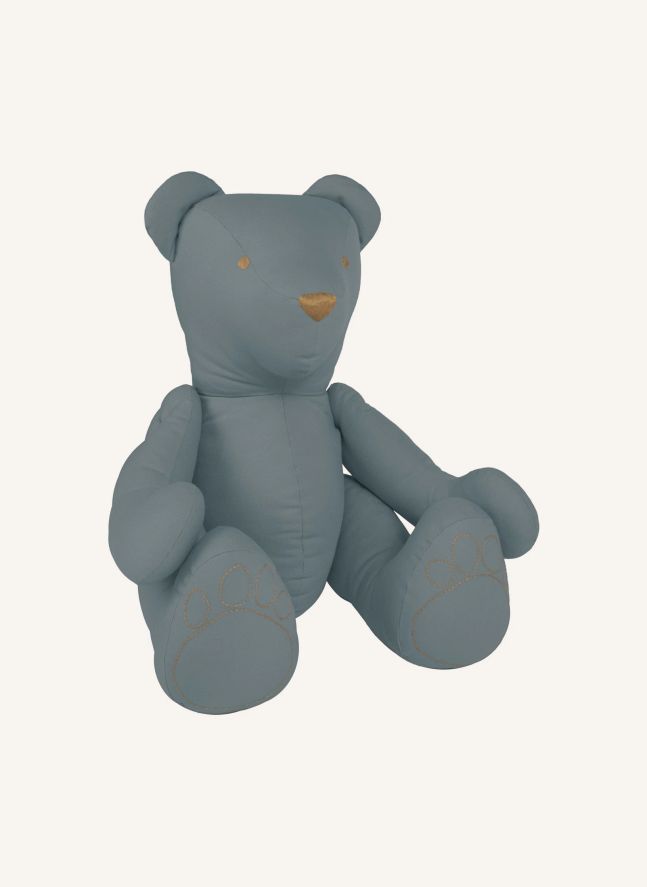 Oso Peluche en canvas de Algodón bio | Ice Blue S032