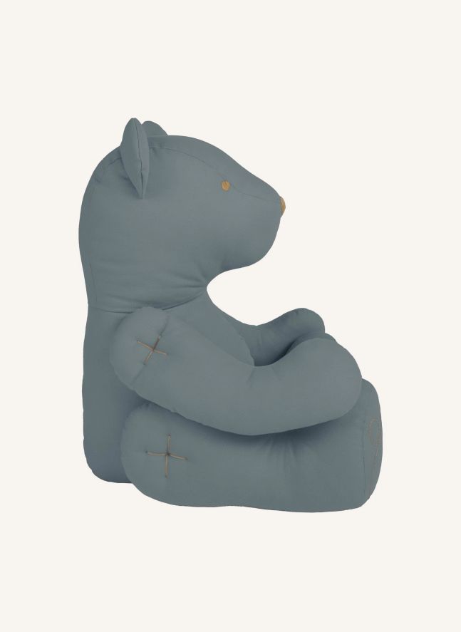 Oso Peluche en canvas de Algodón bio | Ice Blue S032