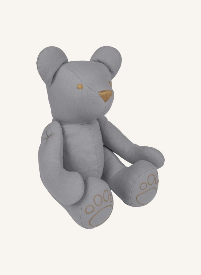 Oso Peluche en canvas de Algodón bio | Stone Grey S045