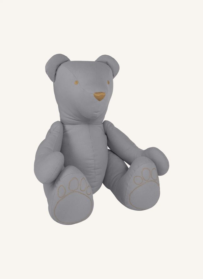 Oso Peluche en canvas de Algodón bio | Stone Grey S045