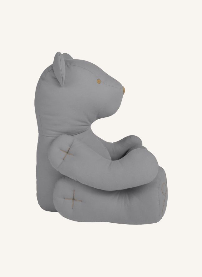 Oso Peluche en canvas de Algodón bio | Stone Grey S045