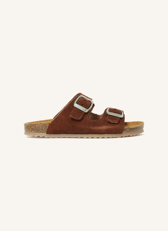 Two Con Me - Sandales Double Boucles | Marron