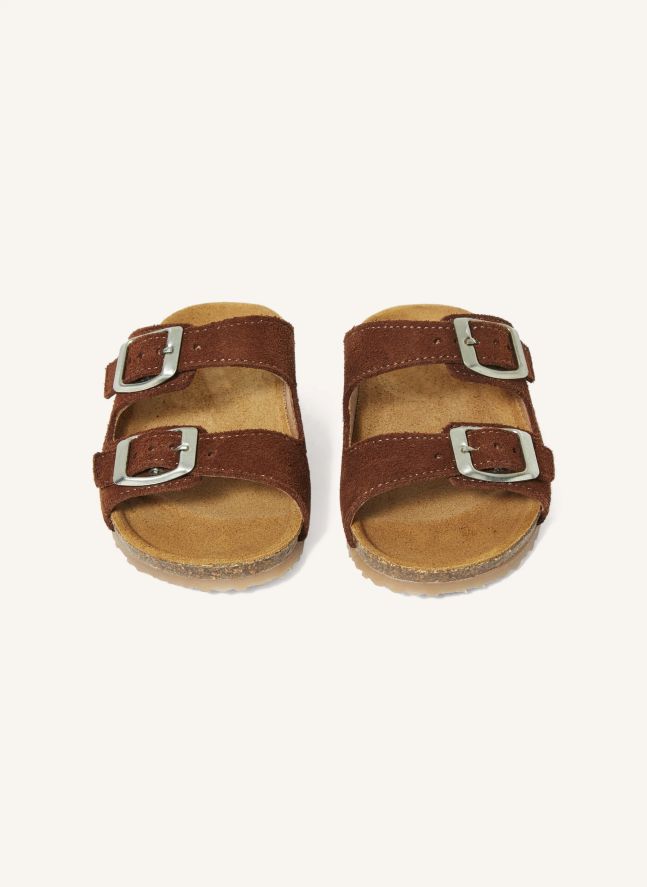 Two Con Me - Sandales Double Boucles | Marron