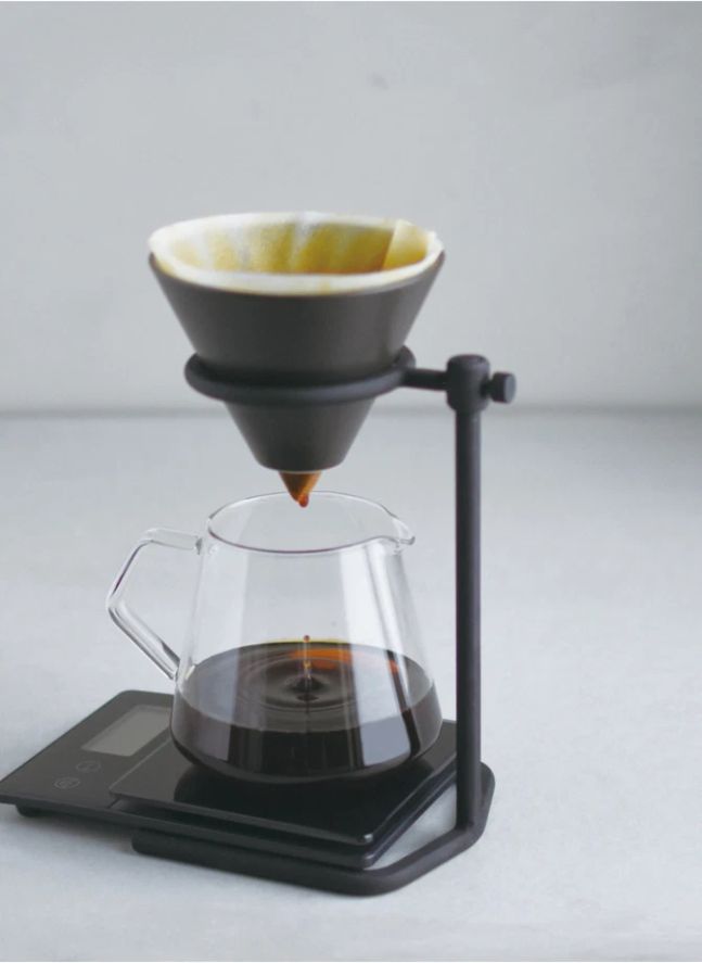 Slow Coffee Cup Set - 4 Cups | Black