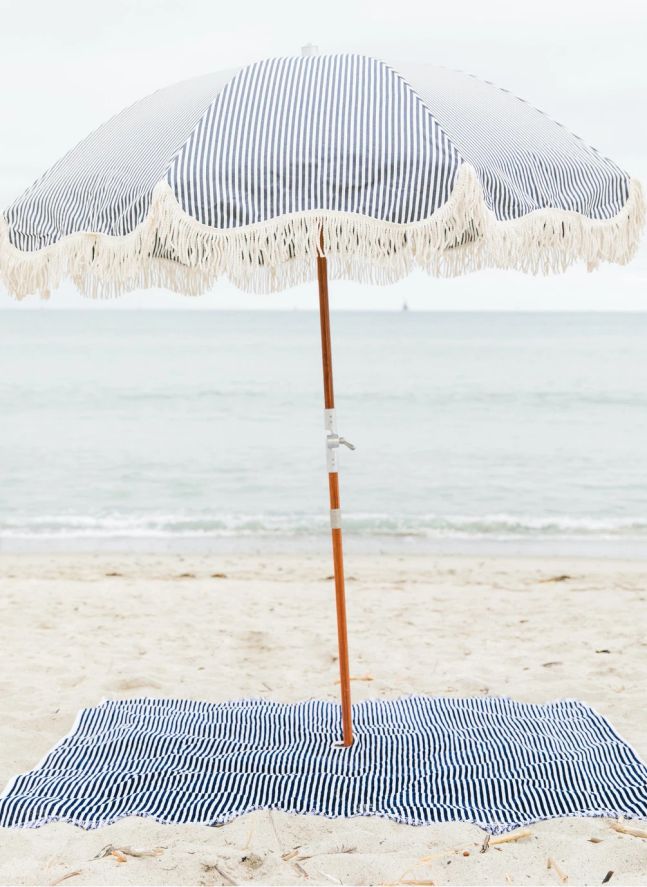 Serviette de plage avec trou | Bleu marine