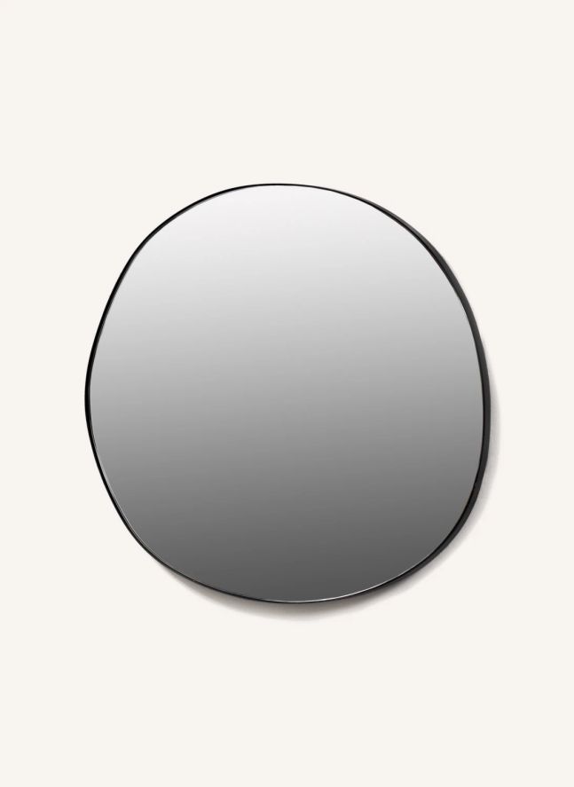 Miroir rond | Noir