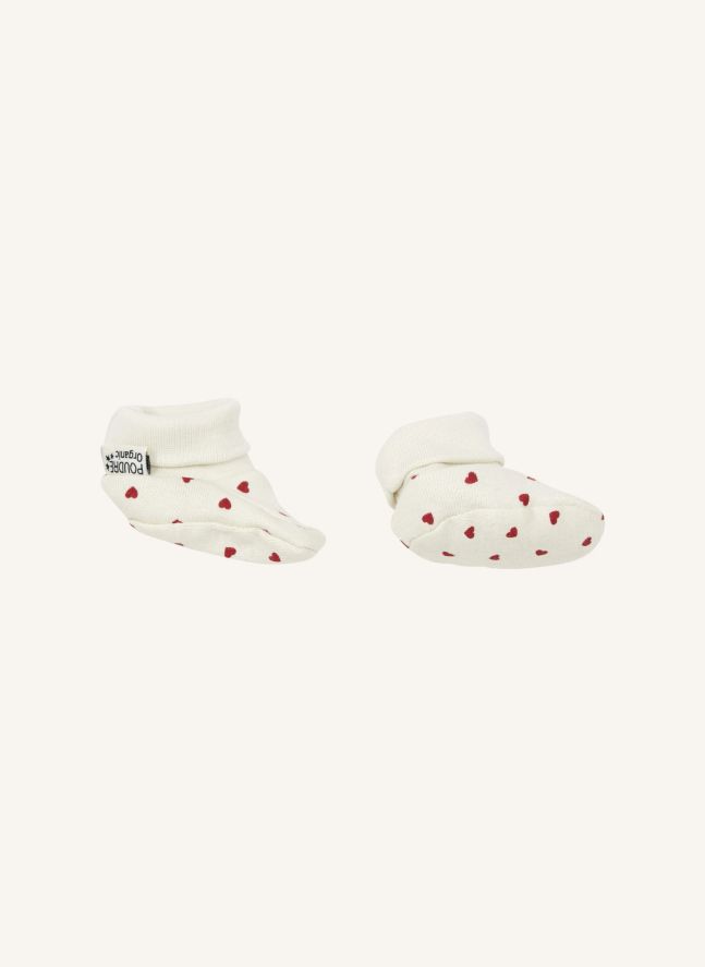 Chaussons Coton Bio Wakame  | Rouge